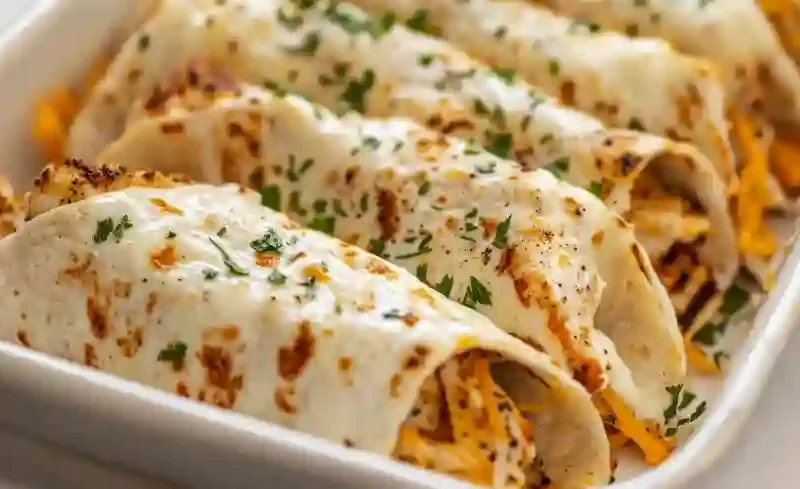 Elite Cheesy Garlic Chicken Wraps