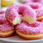 feat Pink Sprinkle Donut