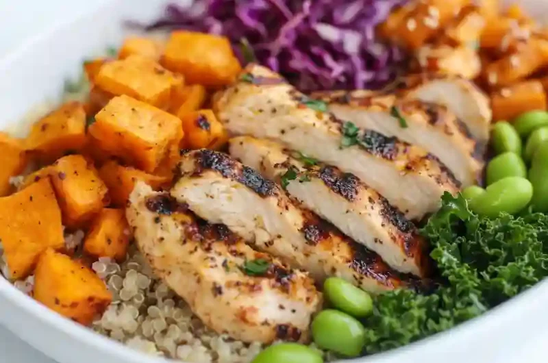 High-Protein Grilled Chicken Quinoa Bowl for Post-Workout Recovery